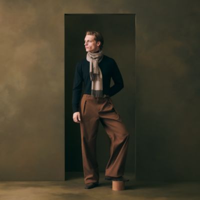 メンズ シルクマフラー＆カシミヤストール | Hermès - エルメス-公式サイト